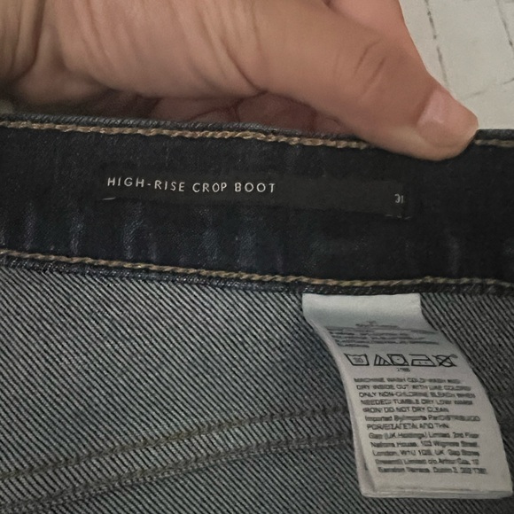 Banana Republic high rise crop boot jeans - Picture 4 of 4